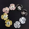 Hot sale natural mother of pearl MOP carved shell flower gems