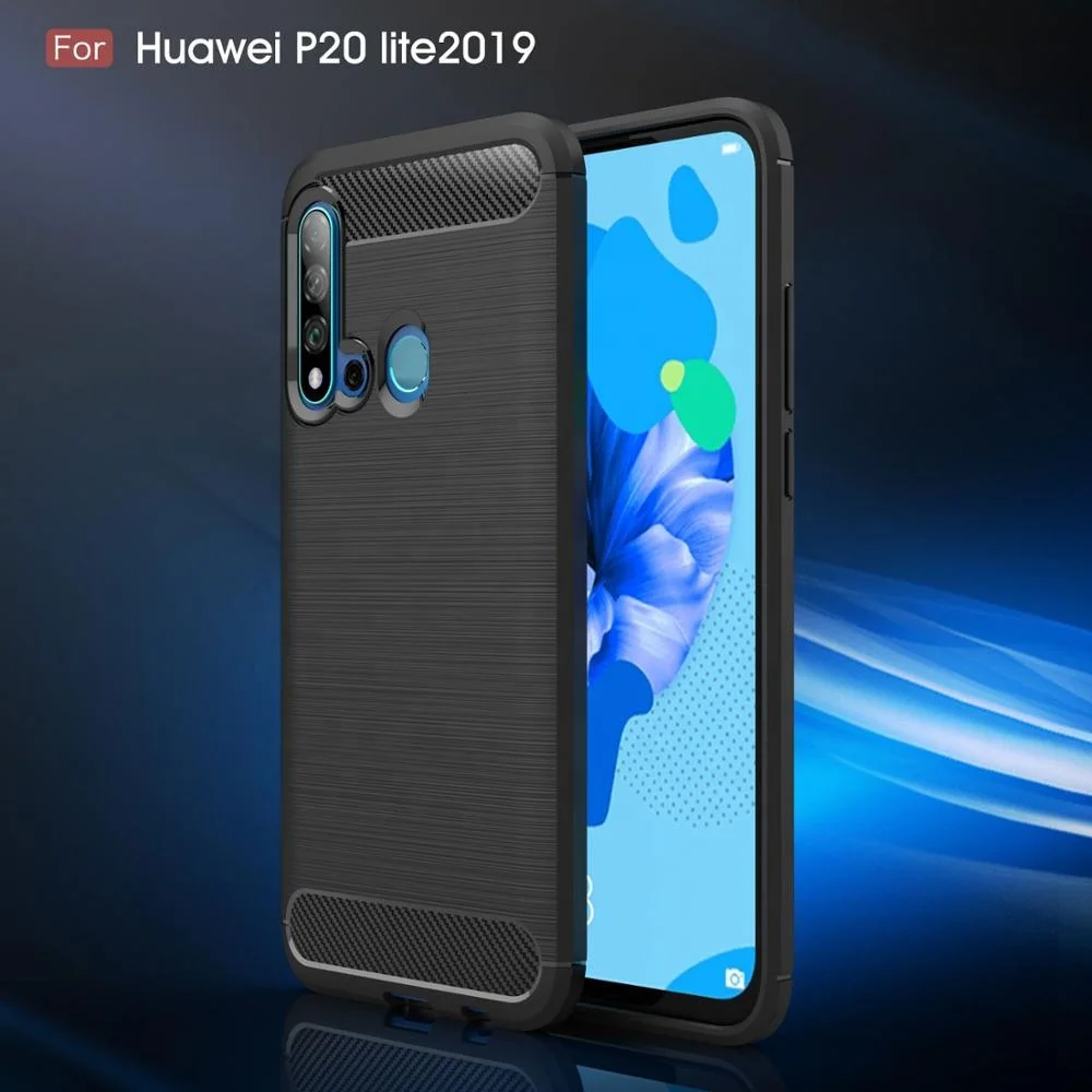 

2019 Luxury tpu perfect texture anti scratch cellphone case for Huawei P20 Lite, Multi