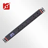 16A/230V 19'' 1U Smart Metered PDU with Current/Voltage/Temperature/Humidity Digital Meter