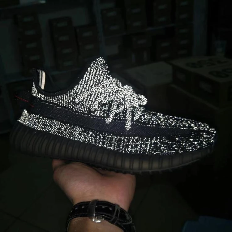 

with original logo & boxes 2019 Newest 350 static reflective v2 big size 36-48 running yezzy boots slip on black sport shoes, N/a