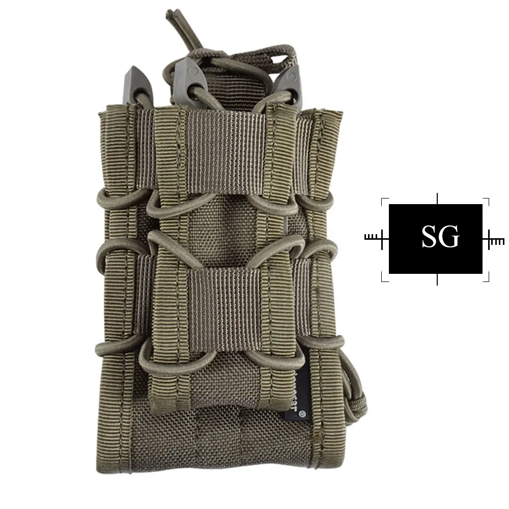 Emersongear Double Decker M4 Taco Mag Pouch Pistol Rifle Molle Magazine