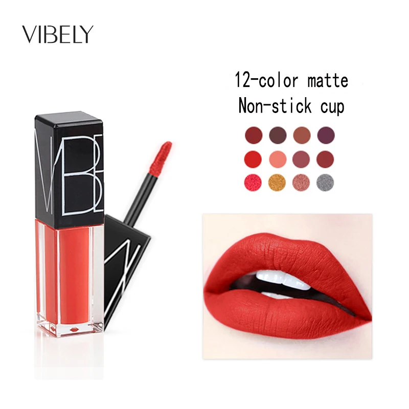 

Private label 12 Colors Waterproof Long Lasting Matte Tint Sexy lip gloss