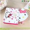Wholesale custom printed high quality lovely pink hello kitty shape candy box chocolate paper gift box with packaging bag