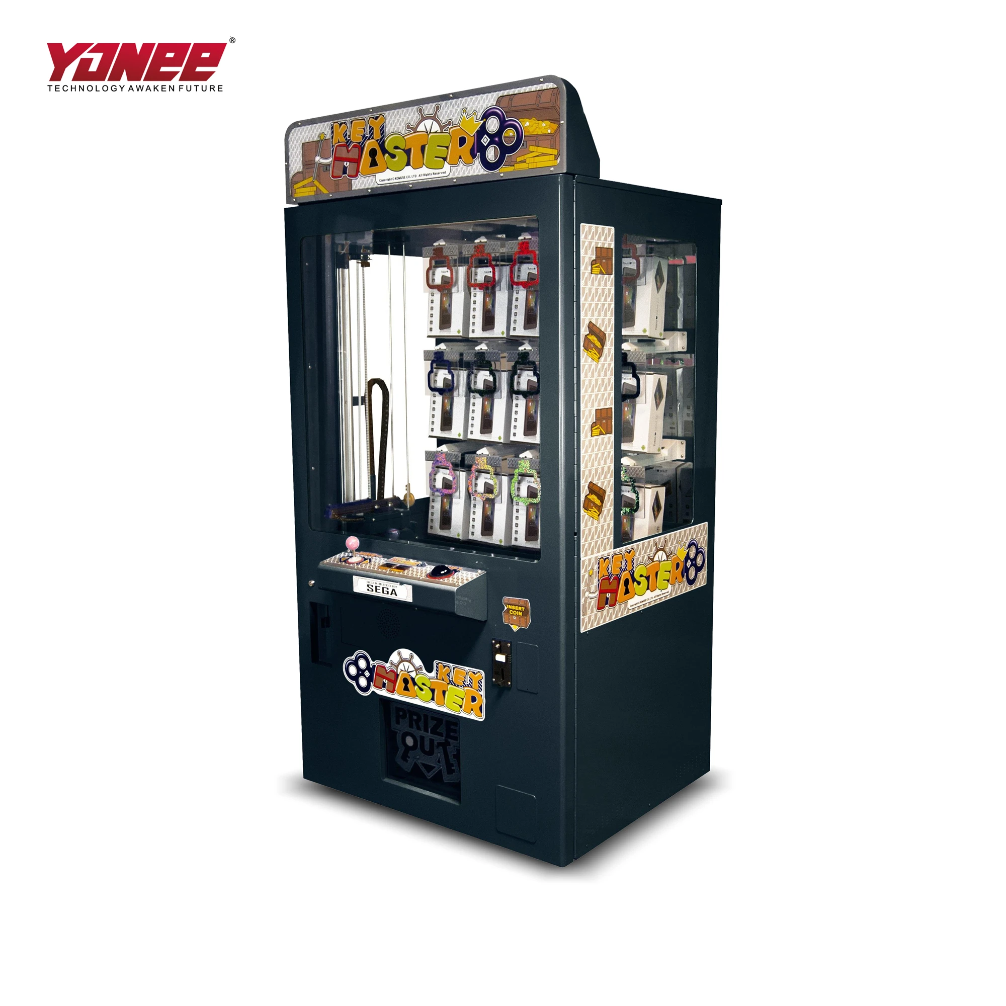 

Yonee Key Master Prize game machine /coin operated or bill accepter/mini/key master kits