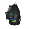 Snorkeling Scuba Diving Swimming 33 Inch Mesh Duffle Bag. Short Fin Bag, Swimming Gear Bag. Features Side Mesh Pocket.