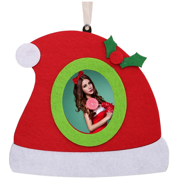 Handmade Felt Mini Picture Frame Christmas Ornaments Buy Christmas
