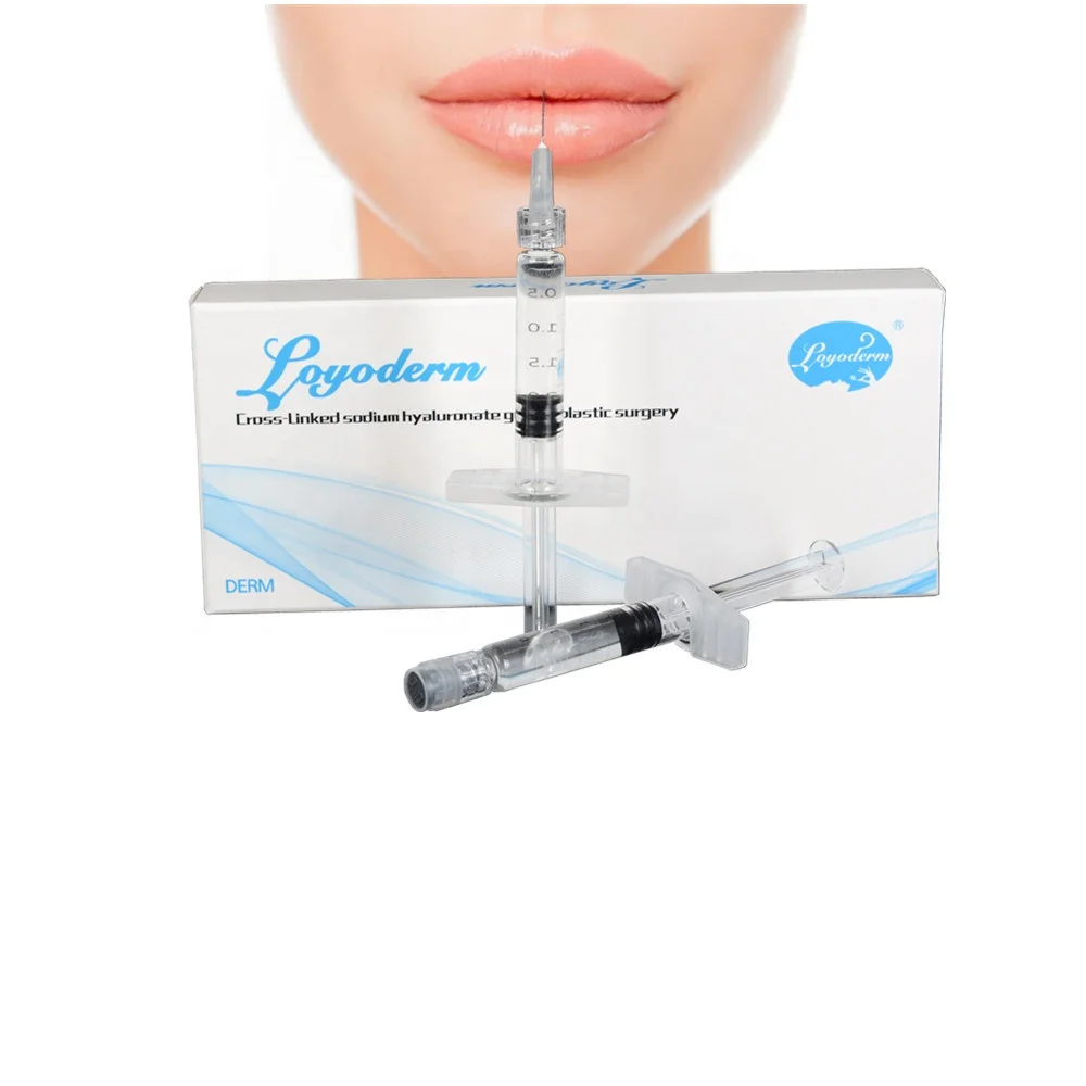 

2ml Lip Derm Dermal Filler HA injection Injectable, Transparent