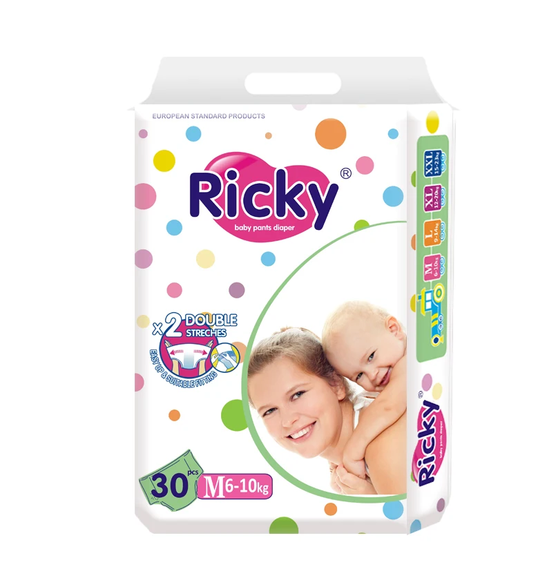 

RK1065 Best Quality Super Touch Feeling Full Inspection Eco Friendly Nappy Wholesale From China