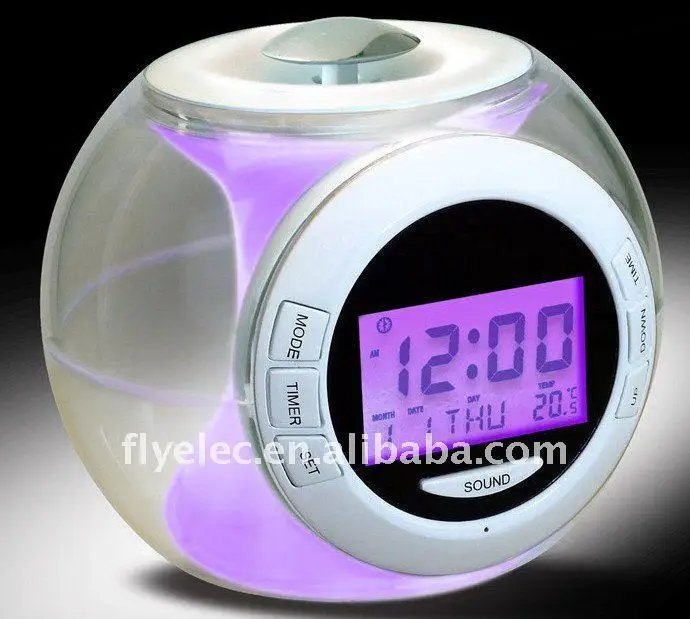7colour Changing Light Nature Sound Alarm Clock,Table Alarm Clock,Digital Clock Buy Clock