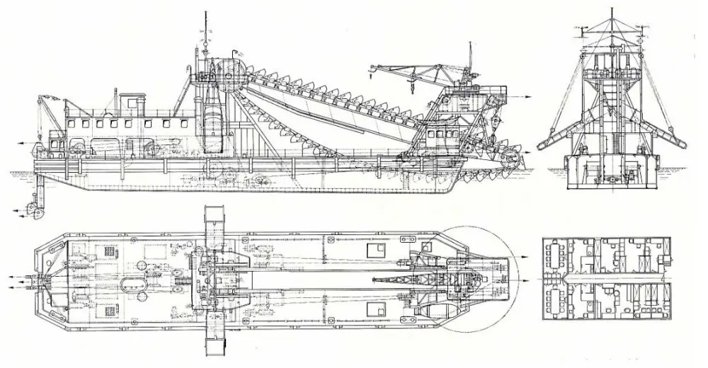 bucket dredger for sale
