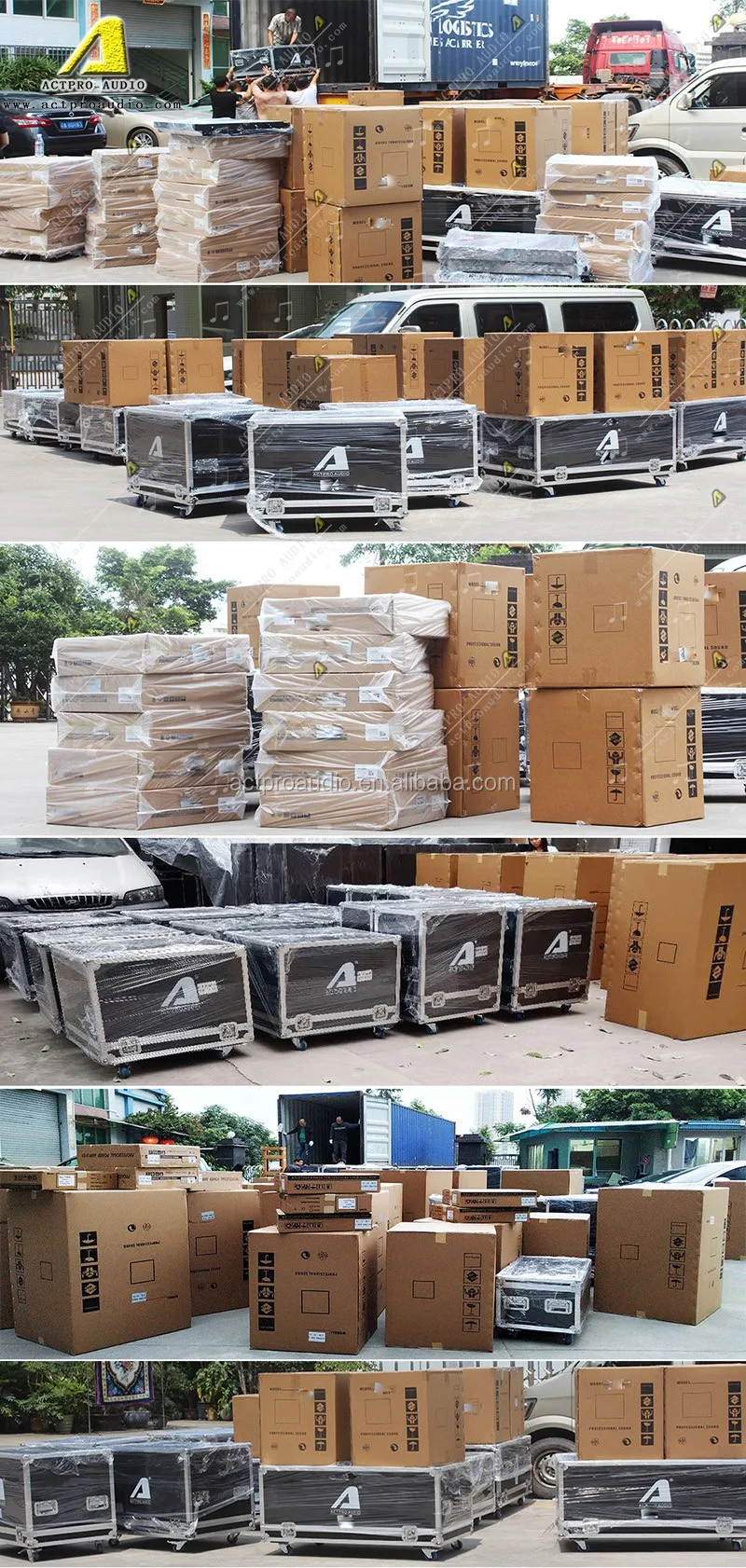 Kr208 Church Active Passive Line Array With Crossover Professional Line Arrays Daul 8 Inch Top