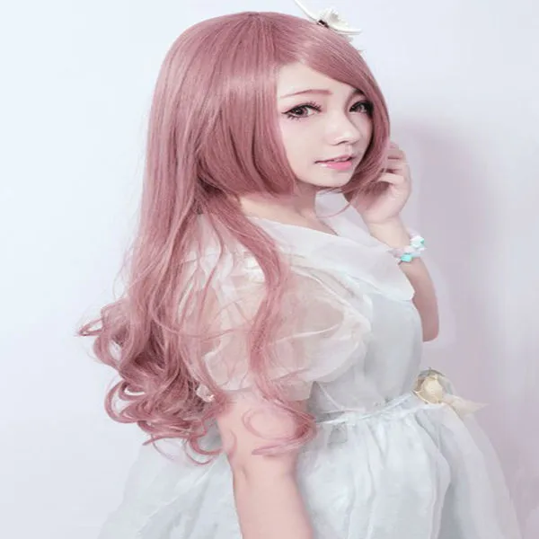 short pink wig cosplay