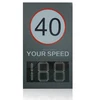 Traffic Radar Speed Sign Detective Speed Warning Speed Measurement Display