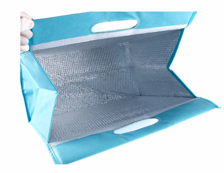 2017 Wholesale Aluminum Foil Insulated Cooler Bag Portable Takeaway