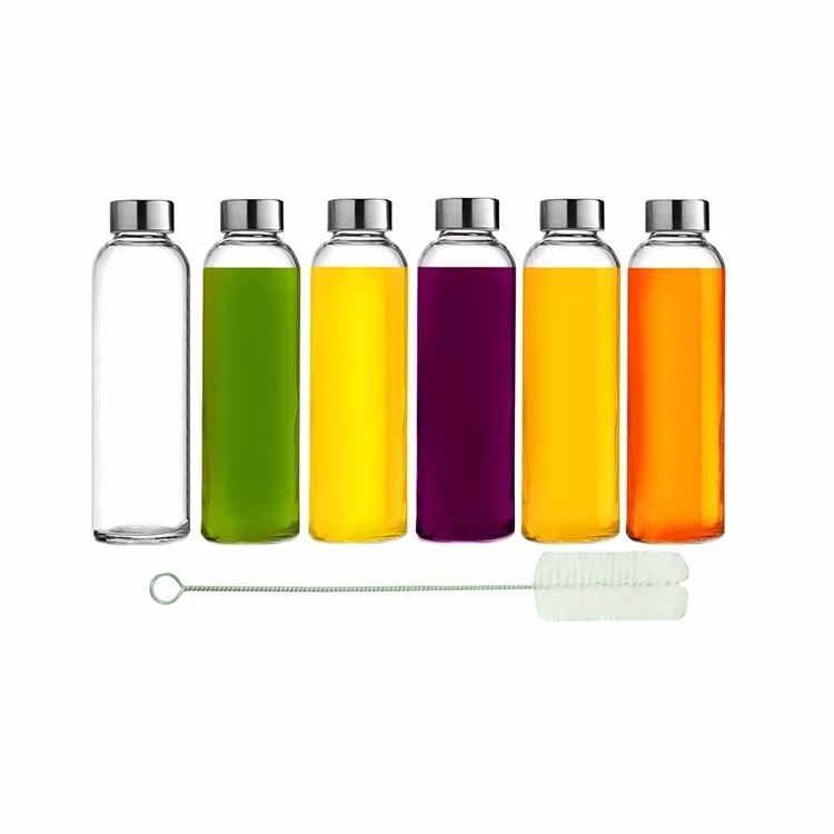 Sparkling 375ml Cylinder Glass Voss Water Bottle With Plastic Cap Buy