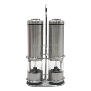 Image of Electric Salt and Pepper Grinder/Salt and Pepper Grinder Set Battery Operated/Light Function