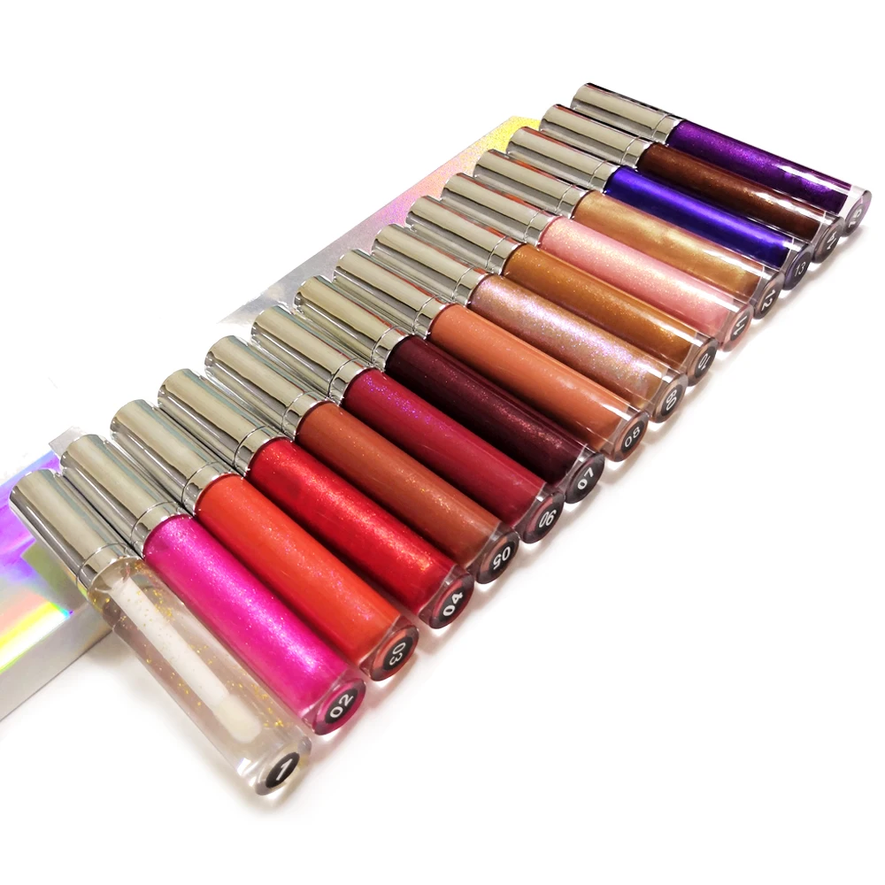 

Top Sell OEM Liquid Gloss 15 color Glossy Clear Shiny Private Label Lipgloss