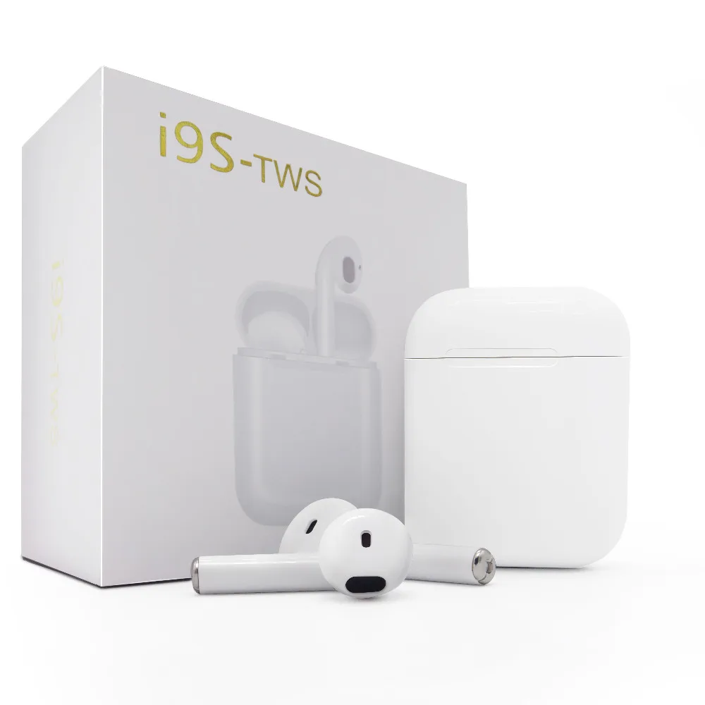 

headphone wireless earbuds air pod i9s earphones with headphone case, N/a