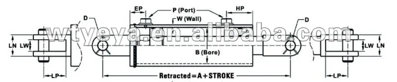 hot sell cheap hospital use hydraulic cylinder