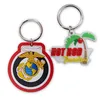 Custom 3d soft pvc keychain key chain / Soft Rubber Keychains / Silicone Keyring