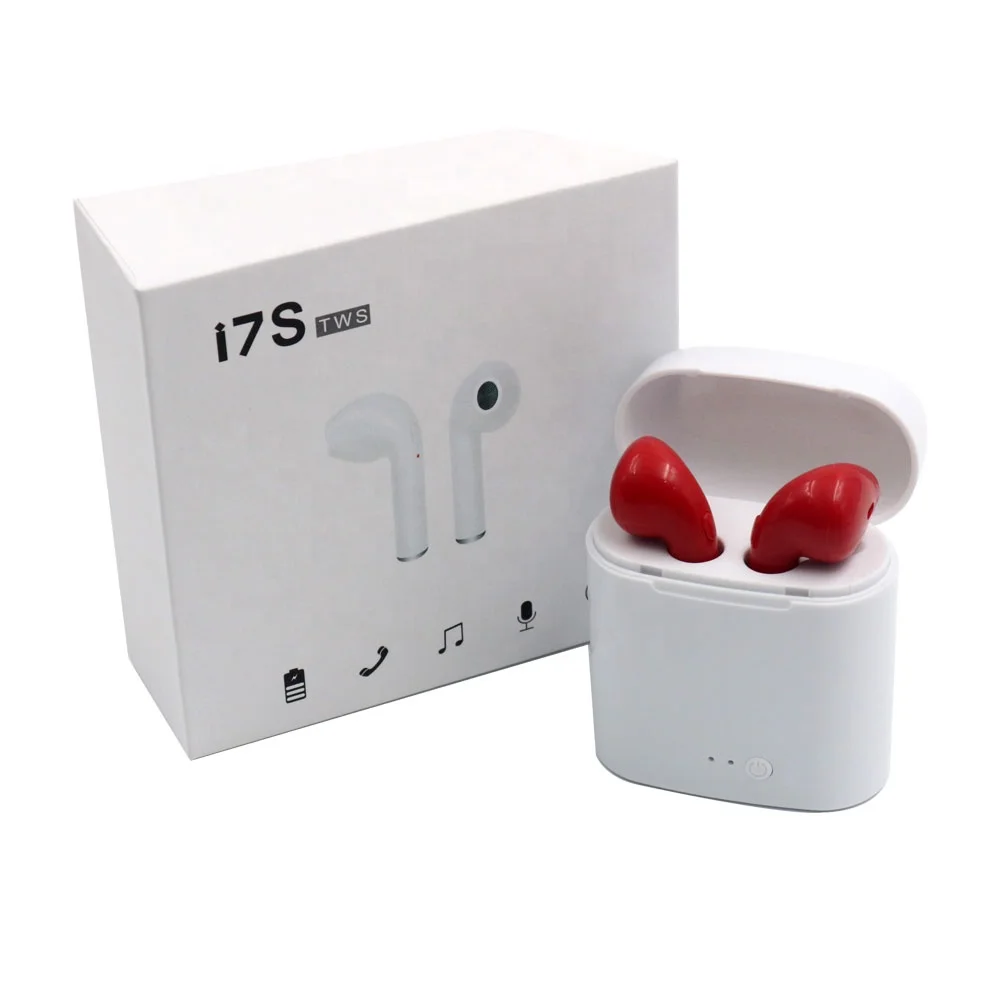 Wholesale price i7 TWS i7S in ear Mini sports mobile phone Wireless earphone & headphone With Charging stand case