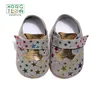 2019 fashion Grey shoe upper hook first walkers star pattern red soft bottom anti-slip baby crib shoes
