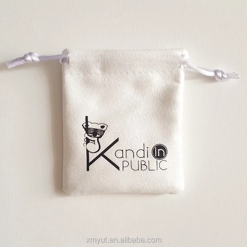 8*10 cm Pink Bijoux Custom Suede Cloth Jewelry Bags, Customized Drawstring Bag Suede Jewelry Pouch with logo
