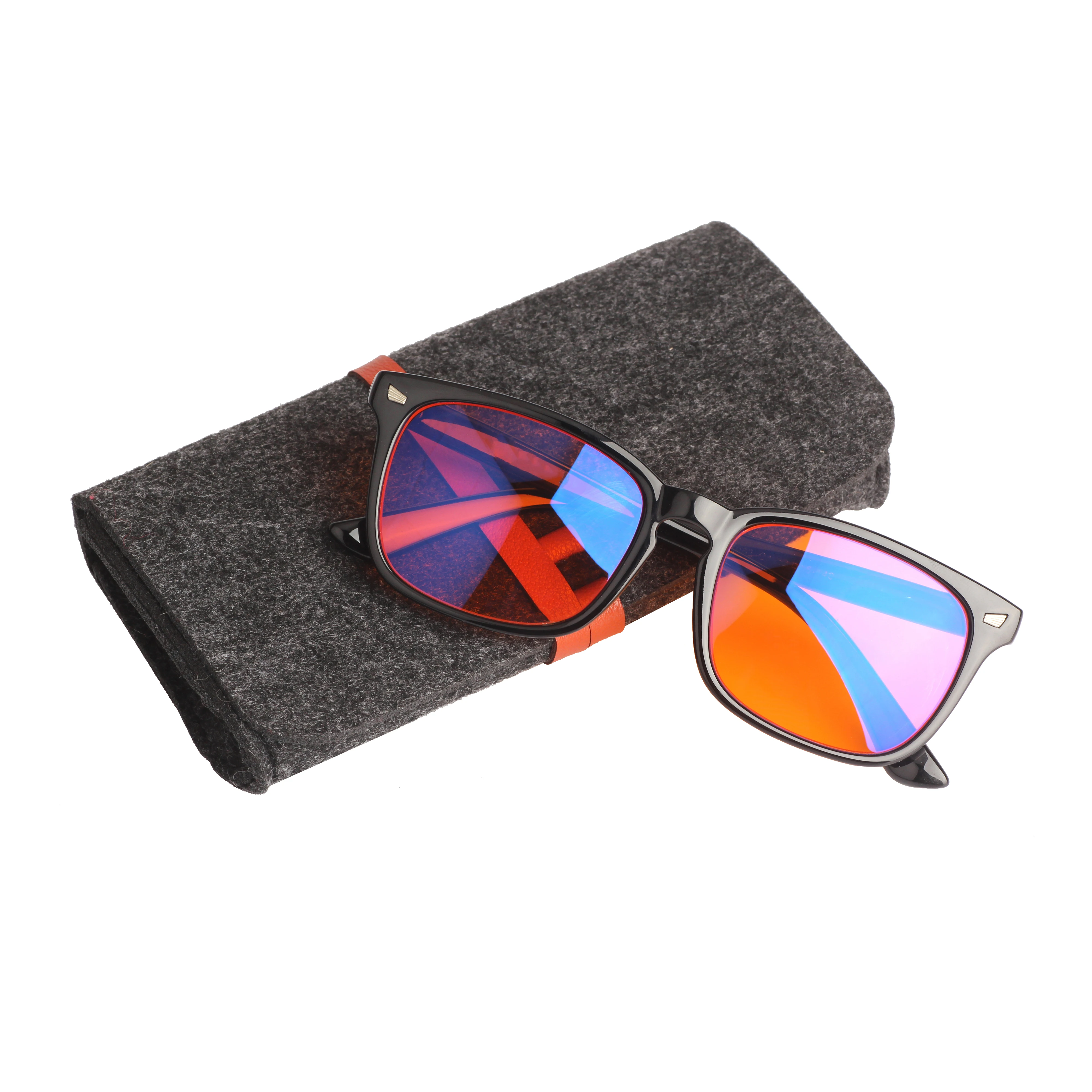 insomnia orange lens computer gaming blue light ray blocking glasses