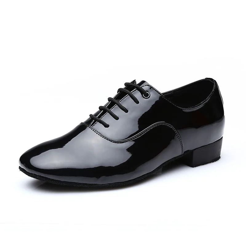 

IE707High Quality Fashion Mens Latin Morden Dance Shoes, Black/white /customized