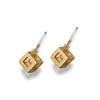 Stud Bezel Tube Setting Dangle Drop earring post cup Loop Earrings Finding