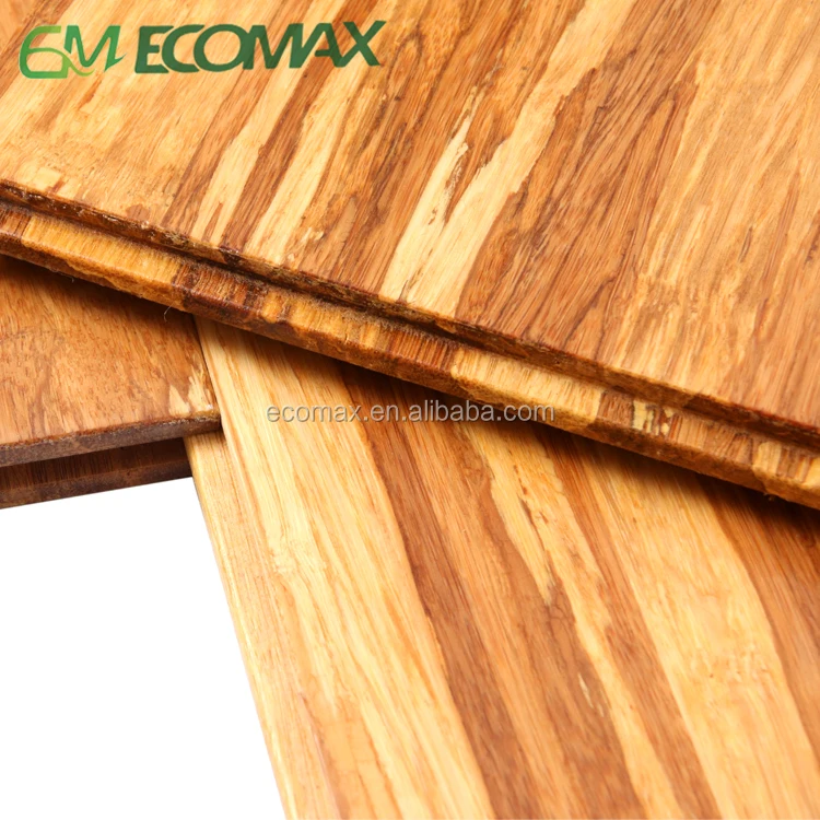 
Strand woven bamboo flooring for indoor floor Tiger surface Natural bamboo grain 