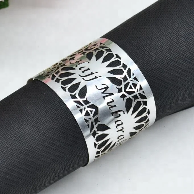 

napkin rings laser cut for hajj mubarak, Customized
