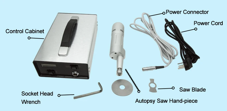 Stainless Steel Autopsy Saw Use for Autopsy in Mortuary Equipment