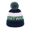 New Style Pom Beanie Knitting Pattern Custom Winter Sports Classic Crochet Knitted Pattern Soft Bobble Hat