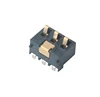 atom contact battery leaf spring contact connector for pad