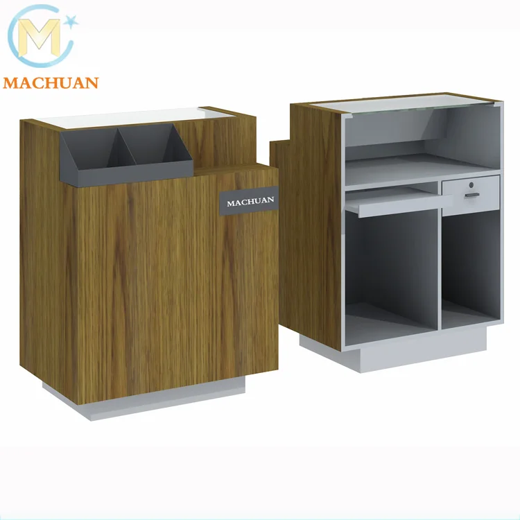 Customized Good Price Store Cash Register Checkout Cashier Counters