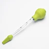 Heat resistant Silicone Measuring Bulb BBQ tools Cooking Meat and poultry Baster with cleaning brush and