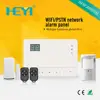 HEYI High tech factory 2016 WiFi Internet GSM GPRS Home Burglar Smoke Alarm System with APP Control
