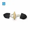 wholesale fancy Fabric soft PU Leather belt Wooden loops sew decorate Frog toggle fashion garment button buckles
