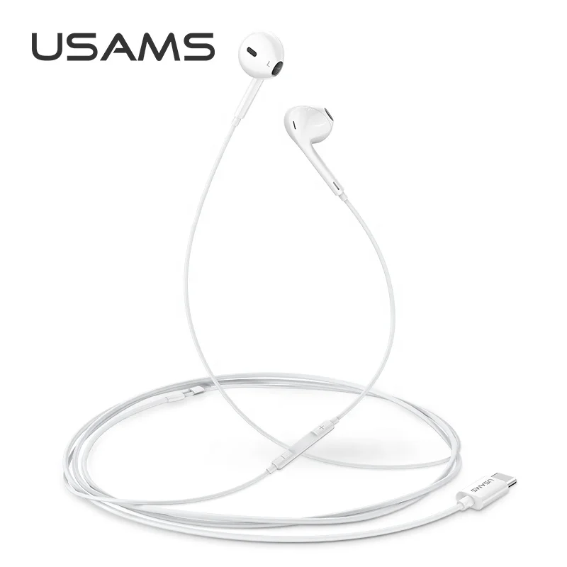 

USAMS EP-34 Type-C In-ear disposable music handsfree earbuds earphone & headphone