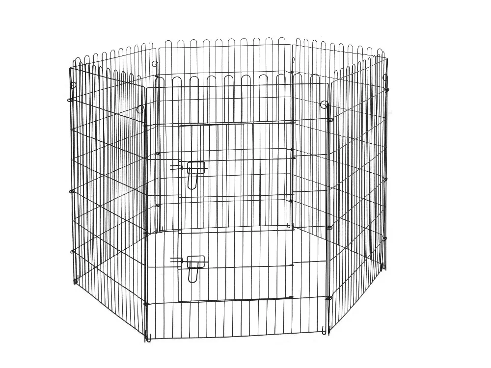 Zinc Portable Outdoor Folding Rabbit Run Pet Fence Enclosure Metal Dog