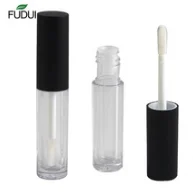 6ml Cosmetic Empty Brush Lip Gloss Containers Lip Shape