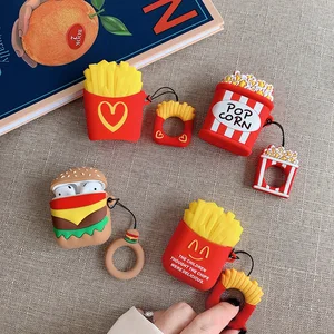 Cute Cartoon Hamburger Case Apple AirPods