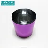 China candle factory colorful glass jar scented soy wax candele