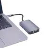 Aluminium Alloy 5-in-1 USB C HUB with HD MI + PD + USB 3.0 + VGA + 3.5mm Jack