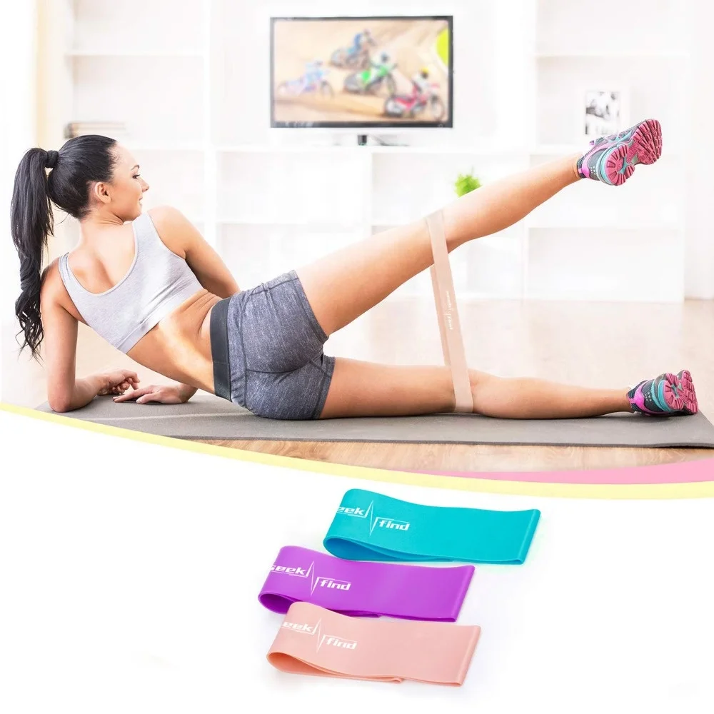 custom resistance loop bands exercise bands fitness workout equipment