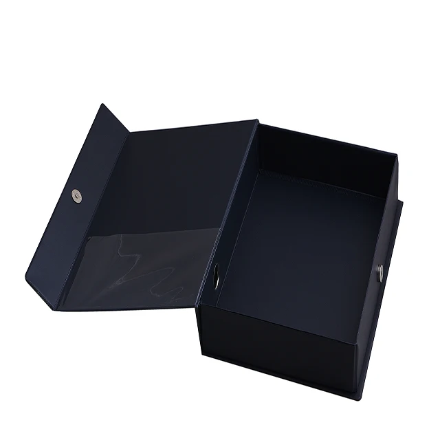 
Large capacity File Box Soft PVC Cardboard Document Holder Plastic File Storage Box  (60829608391)