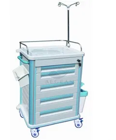 AG-ET012B1 Hospital transfer mobile closed abs material medical healthcare carts