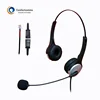OEM Proafessional Corded Binaural RJ Jack Call Center Telecom Headsets for Phone Yealink Cisco Panasonic Snom