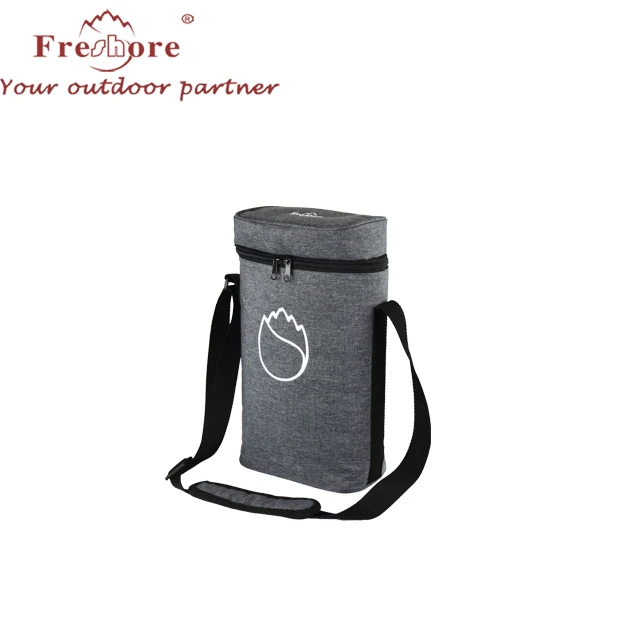 

Long Strap High Quality Wine Bottle Cooler Bag, Customized color